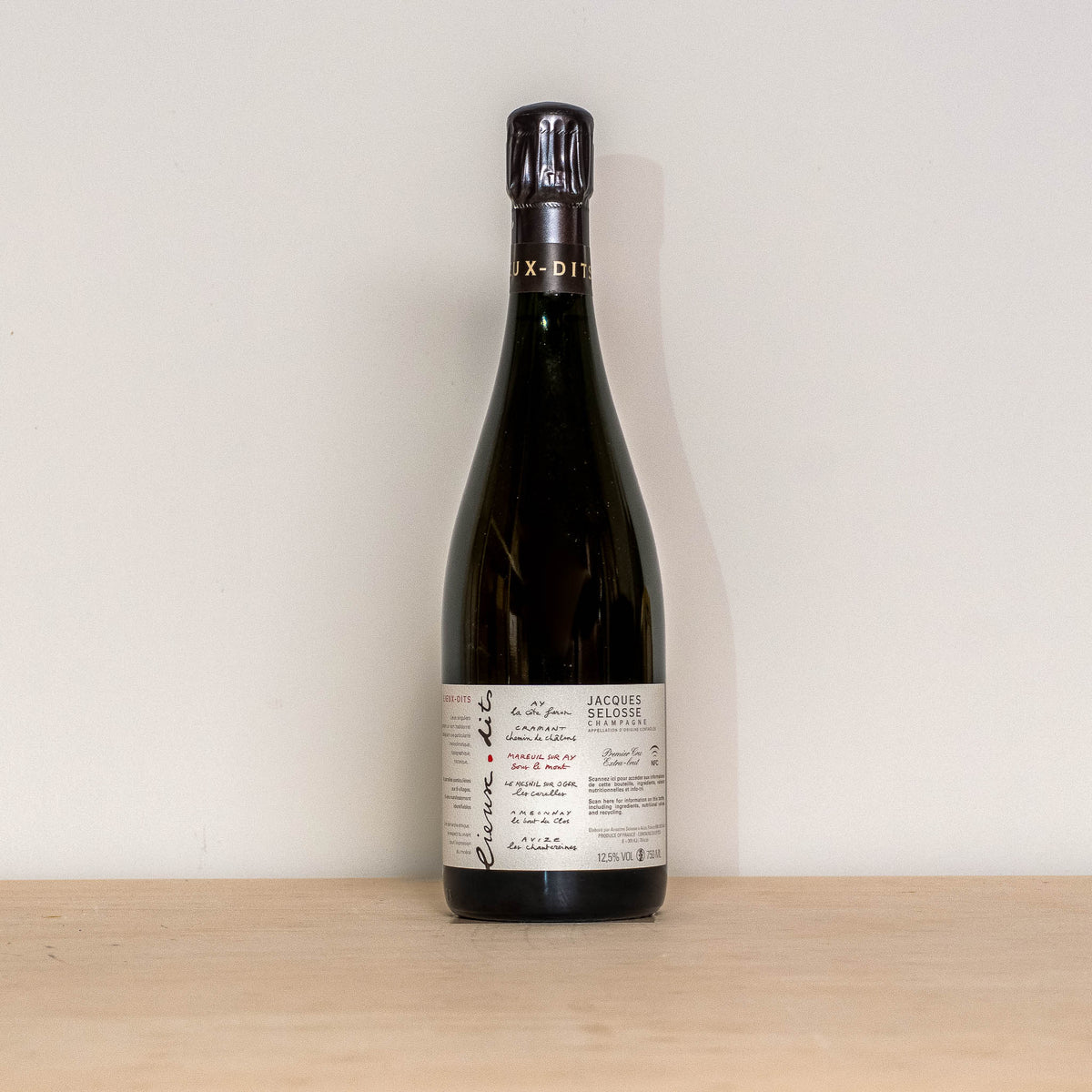 Jacques Selosse Sous le Mont' Mareuil Sur Ay 0,75L