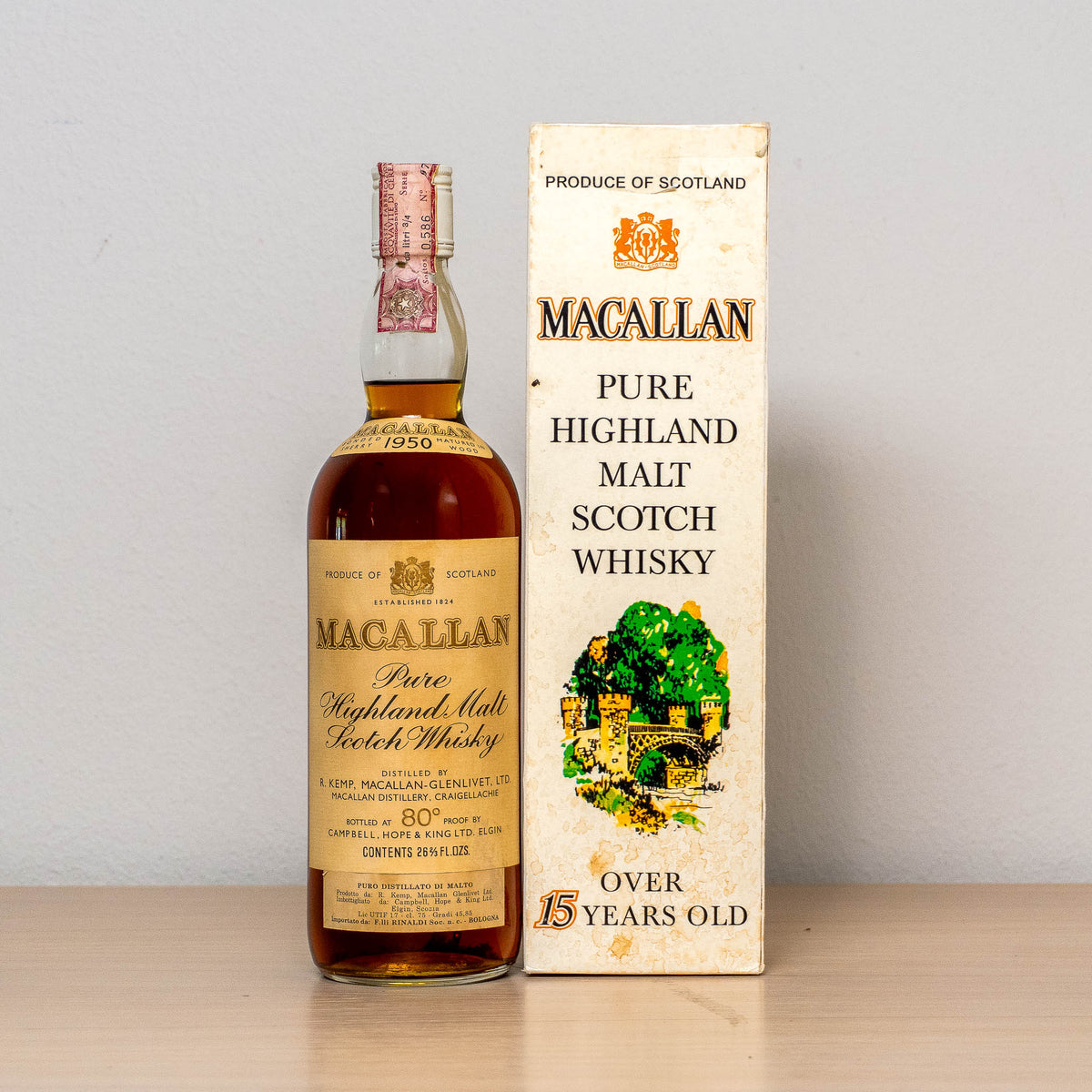 The Macallan Glenlivet 1950 Pure High Malt
