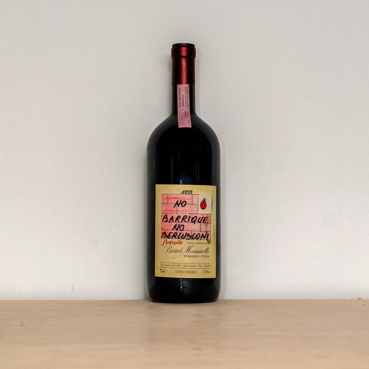 Bartolo Mascarello Barolo Artist Label No Berlusconi 1999 1,5Lt