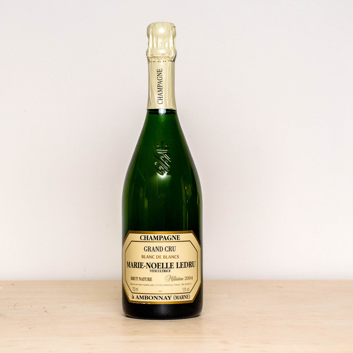 Marie-Noelle Ledru Blanc de Blancs Grand Cru Brut Nature Millesime 2004 0,75L