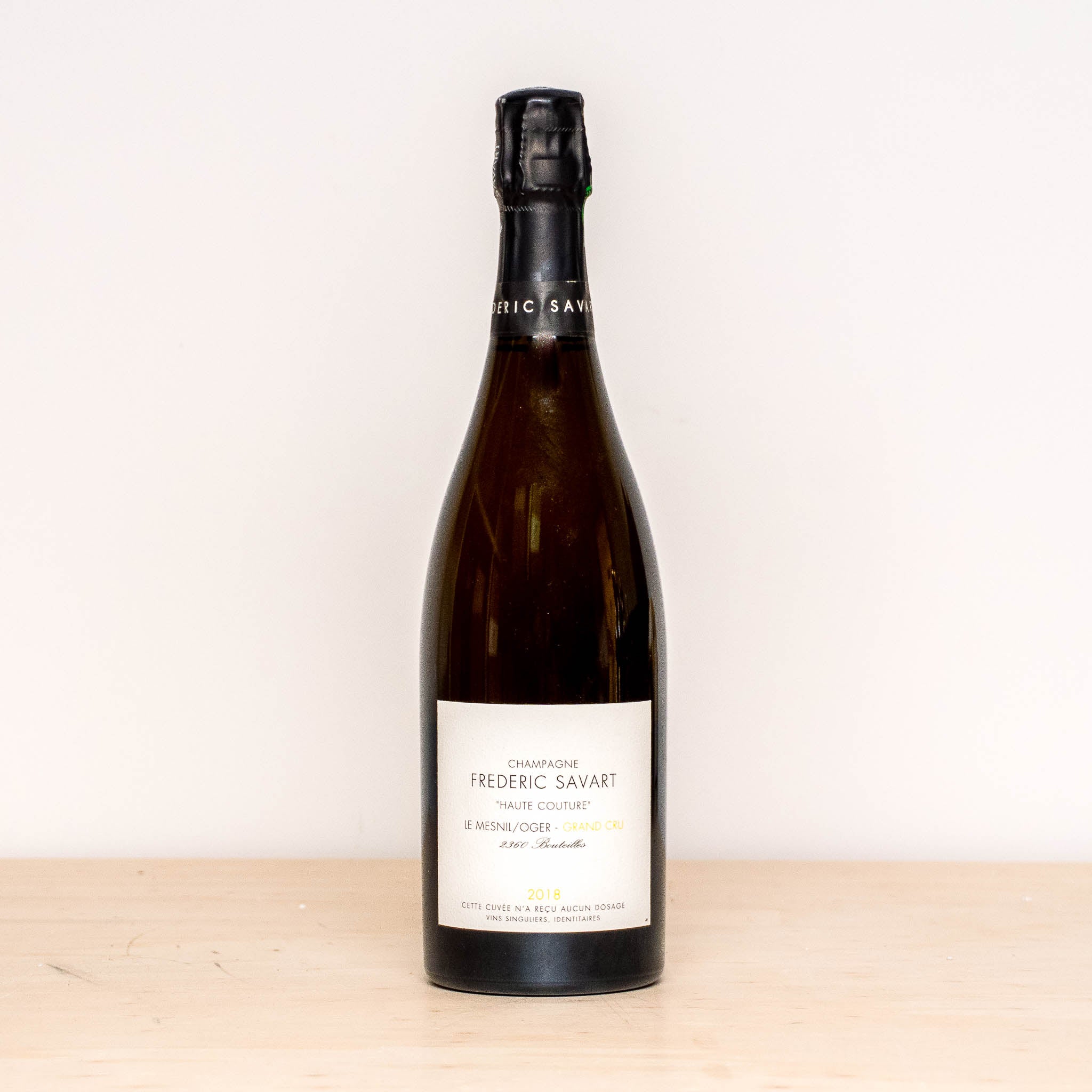 Fréderic Savart Haute Couture' Grand Cru 2018 0,75L