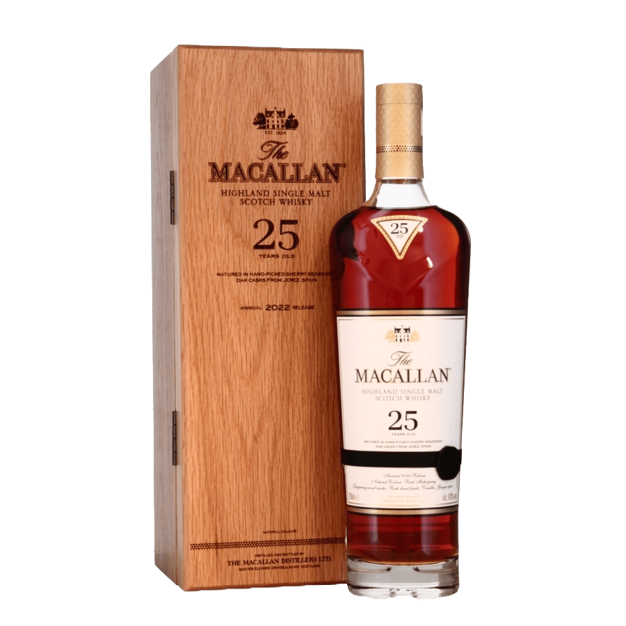 MACALLAN SHERRY OAK 25 Y.O. SINGLE MALT SCOTCH WHISKY Macallan