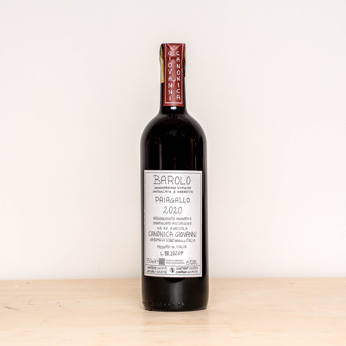 Giovanni Canonica Barolo Paiagallo 2020 0,75L