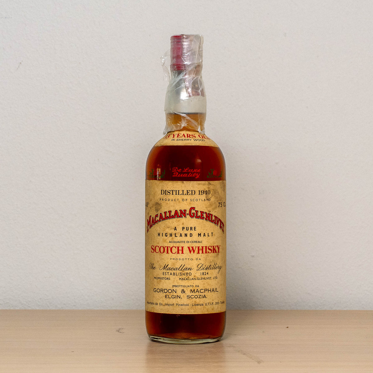 The Macallan Glenlivet 1940 33 Yo 0,70L
