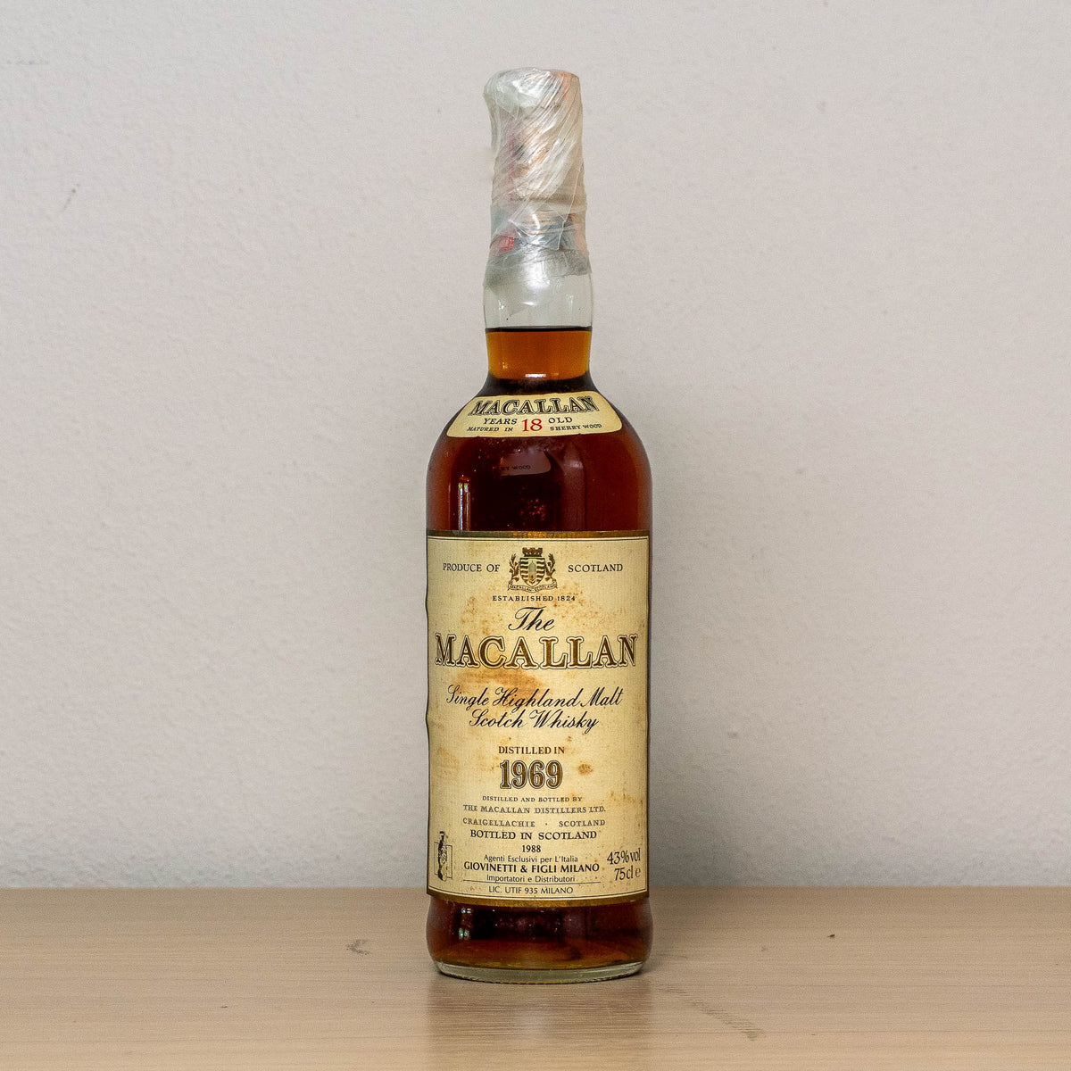 Macallan 1969 Scotch Whisky 18Y.O 0,7L