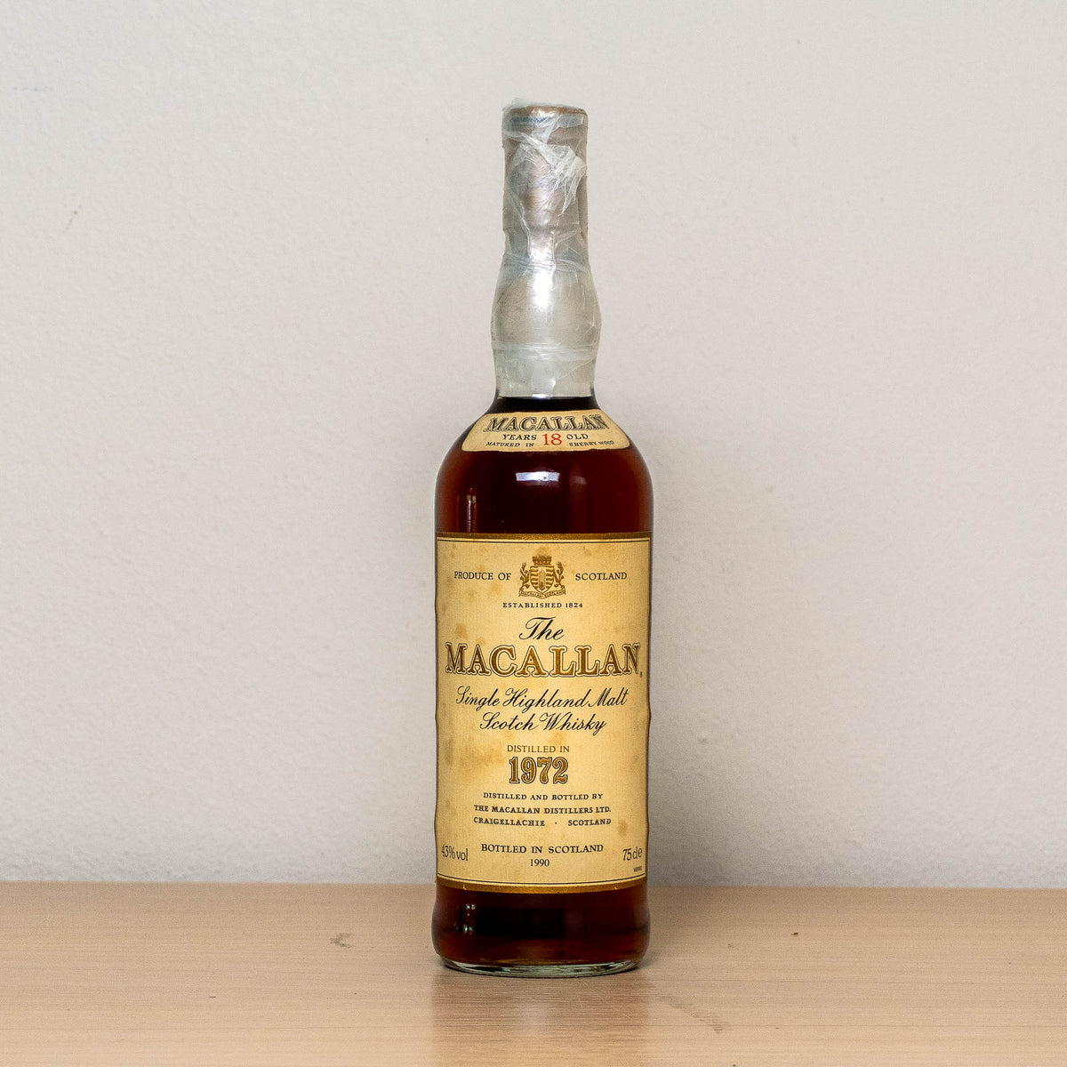 Macallan 1972 Scotch Whisky 18Y.O 0,7L
