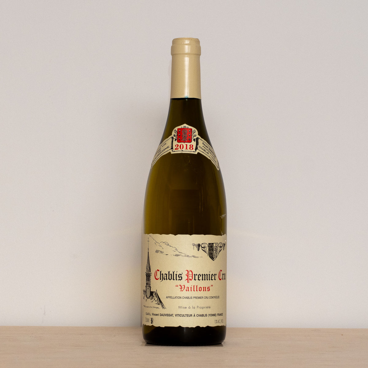 Vincent Dauvissat Chablis Vaillons 2018 0,75L
