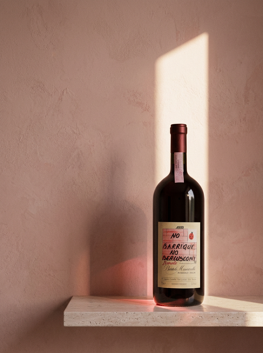 Bartolo Mascarello Barolo Artist Label No Berlusconi 1999
