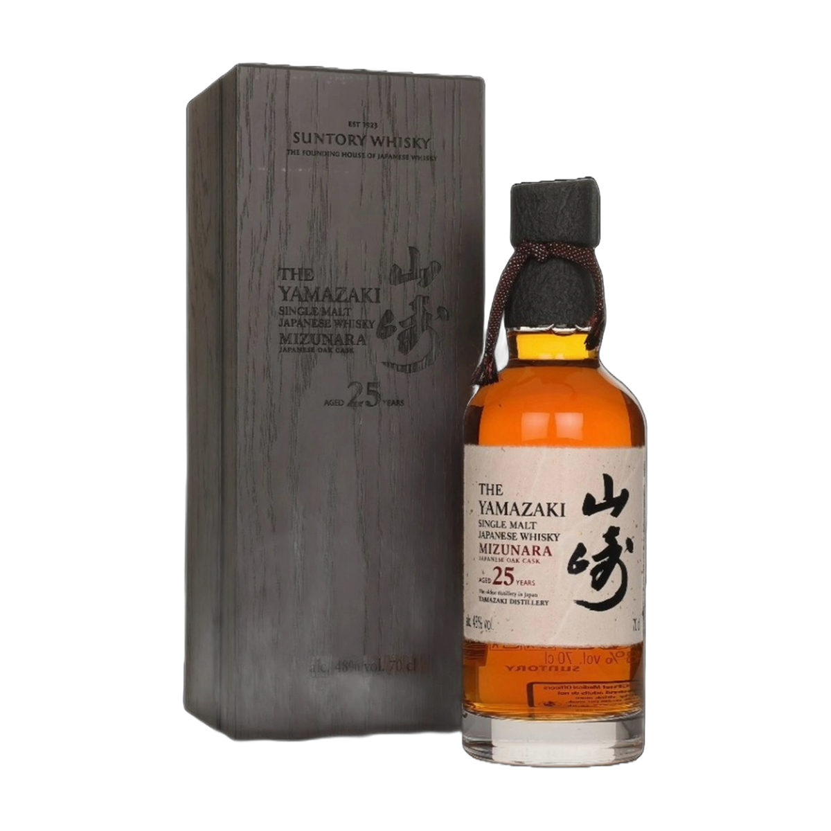 Yamazaki 25 Year Old Mizunara Oak Single Malt Whisky